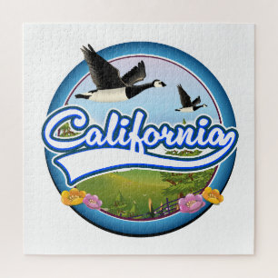 Puzzle logo de vacances de California Geese