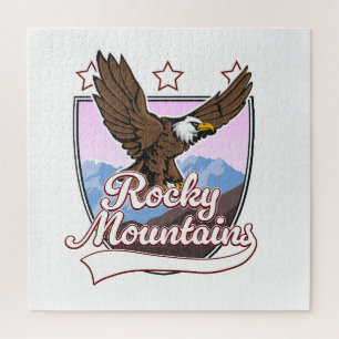 Puzzle logo des Montagnes Rocheuses