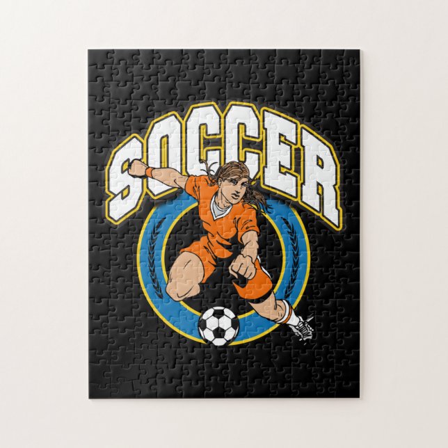 Puzzle Logo du football des femmes (Vertical)