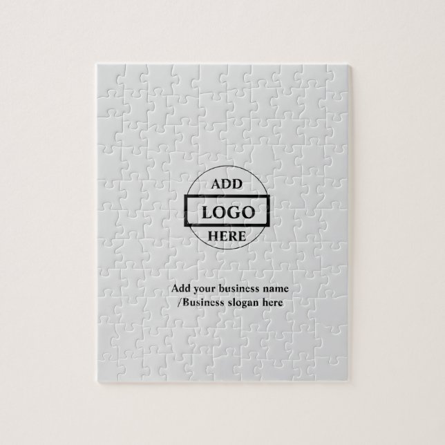 Puzzle Logo personnalisé simple et élégant ici société (Vertical)