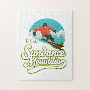 Puzzle logo ski des montagnes Sundance