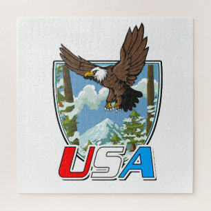 Puzzle Logo USA Patriot
