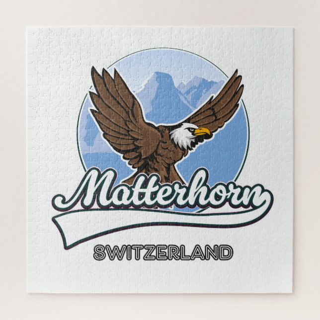 Puzzle Logo voyage Matterhorn Suisse (Vertical)