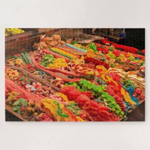 Puzzle Lollies et bonbons au marché, Barcelone