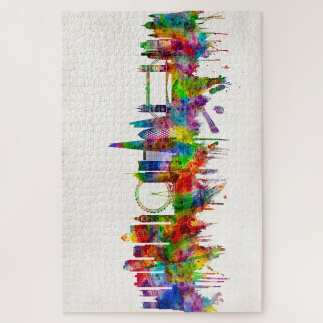 Puzzle London England Skyline (Vertical)