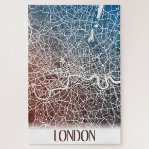 Puzzle London England United Kingdom City Map Travel