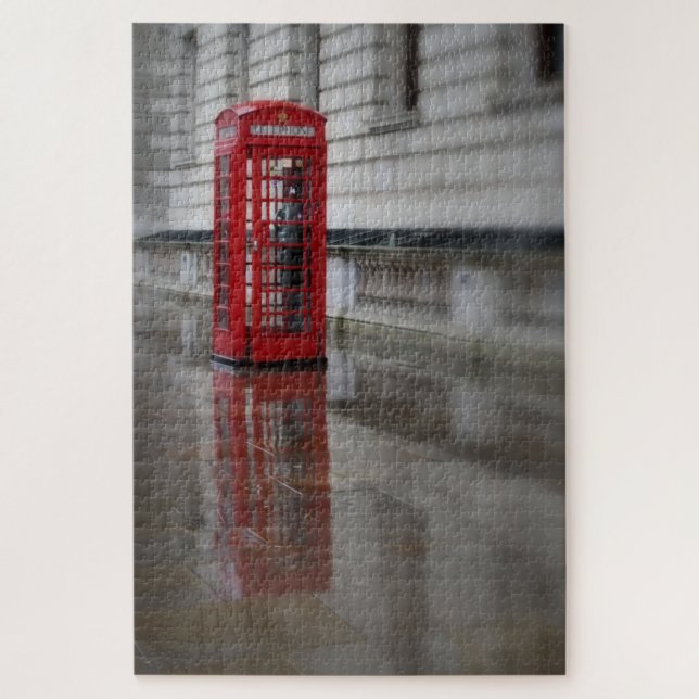 Puzzle Londres appelle - boîte rouge de téléphone - 20x30 (Vertical)