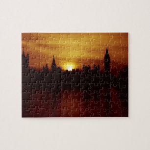 Puzzle Londres - Big Ben - Parlement - Coucher de soleil 