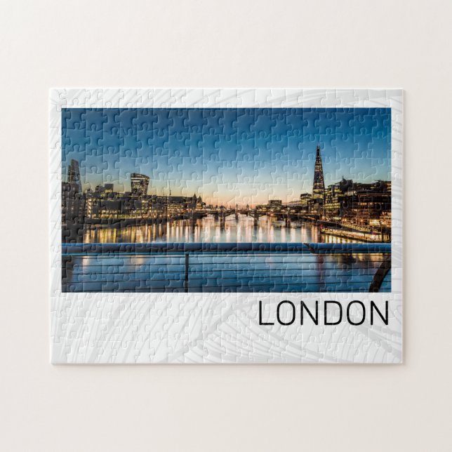 Puzzle Londres Royaume-Uni Skyline Royaume-Uni Angleterre (Horizontal)