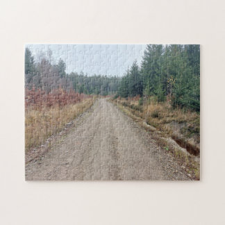 Puzzle Lonely Forest Path, automne, Allemagne