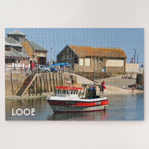 Puzzle Looe : Bateau de pêche, Cornouailles, Angleterre