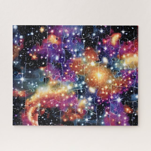 Puzzle L'or cosmique et le violet tricky extraordinaire f (Horizontal)