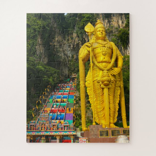 Puzzle Lord Murugan & escaliers à Batu Caves 2 (Vertical)