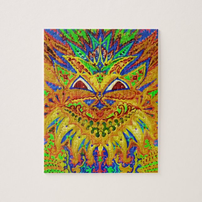 Puzzle Louis Wain - chat bleu de Paisley (Vertical)
