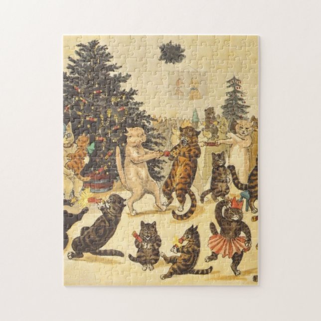 Puzzle Louis Wain Christmas Party (Vertical)