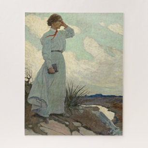 Puzzle Louise sur l'une des collines de Barren par N. C. 
