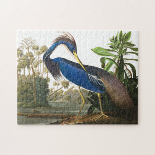 Puzzle Louisiana Heron by John James Audubon