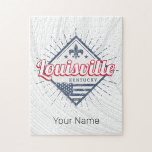 Puzzle Louisville City Kentucky États-Unis Vintage USA