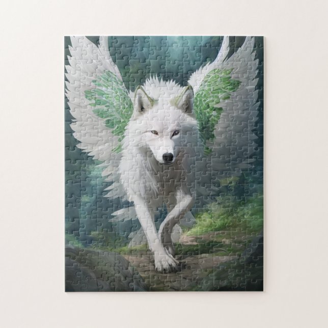 Puzzle Loup blanc (Vertical)
