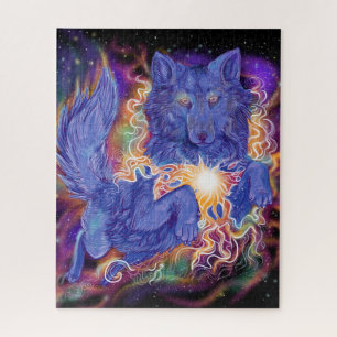 Puzzle Loup cosmique