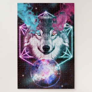 Puzzle Loup et Terre