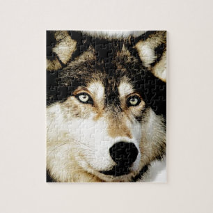 Puzzle Loup motivationnel unique