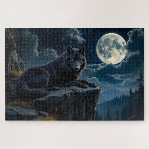 Puzzle Loup Noir
