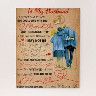 Puzzle Love Husband   Letter To My Husband I Love You