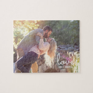 Puzzle Love Names Fiançailles Photo