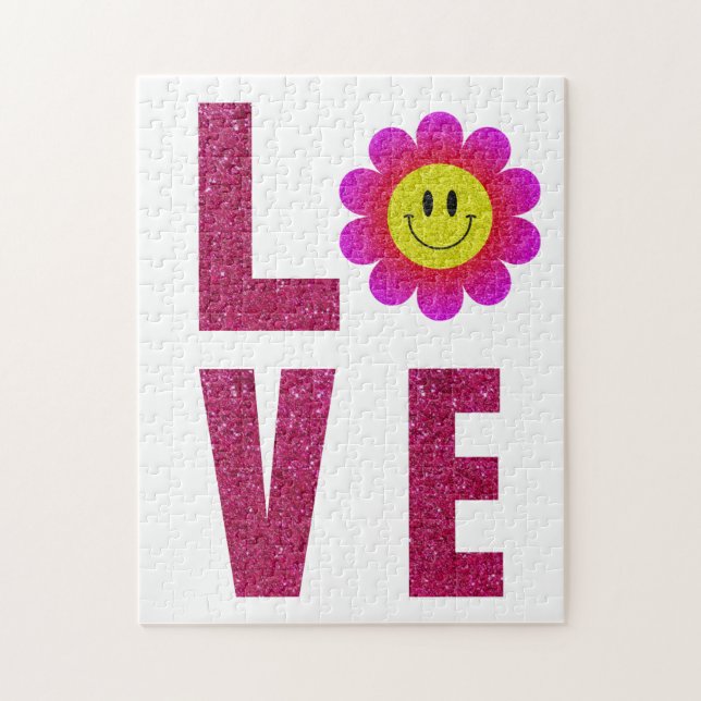 Puzzle Love Sunflower (Vertical)