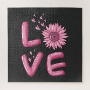 Puzzle Love Tournesol Rose