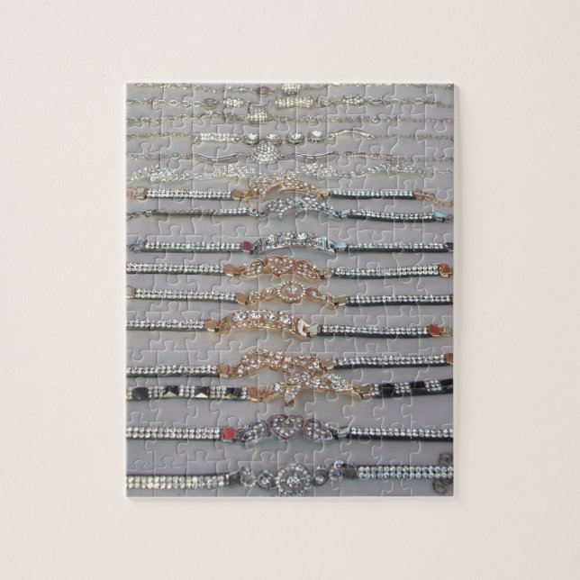 Puzzle Lovely Diamind Jewelry coeur design collection d'a (Vertical)