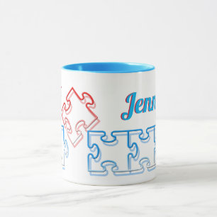 Puzzle Lover Personalized Puzzle Mug