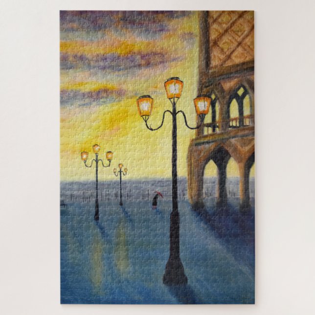 Puzzle Lowry Rencontre Venise. (Vertical)