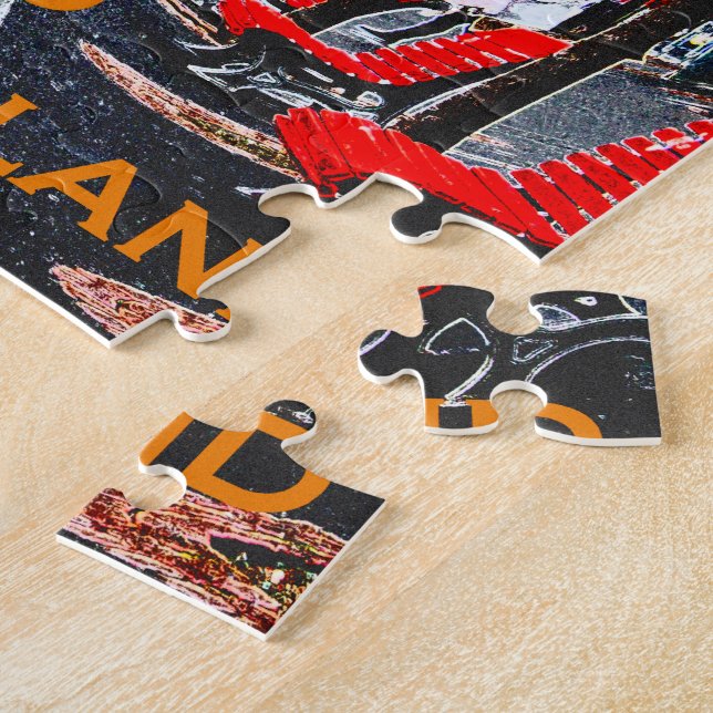 Puzzle Lugano farfelu Suisse (Côté)