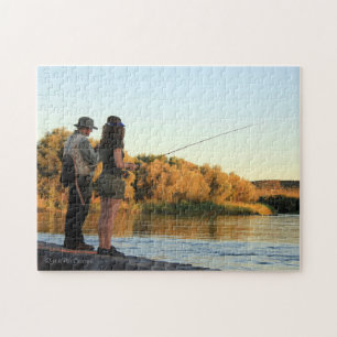 Puzzle Lui et elle pêche