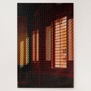 Puzzle Lumière à travers les ouvertures de fenêtres en ma