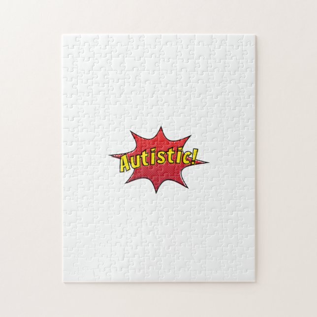 Puzzle Lumière Autistique Super Ecriture (Vertical)