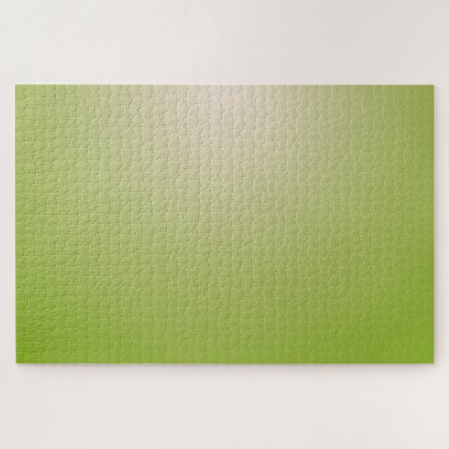 Puzzle Lumière aveugle blanche - Dégradé soleil-vert de l (Horizontal)