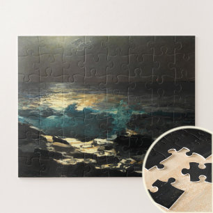 Puzzle Lumière de la Lune, Wood Island Light par Winslow 