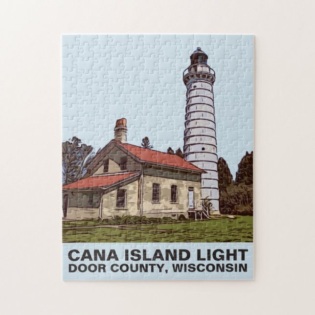 PUZZLE LUMIÈRE DE L'ÎLE CANA (Vertical)