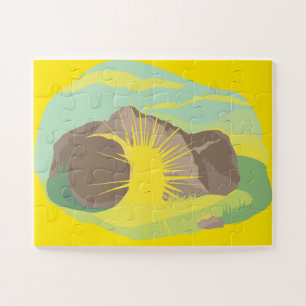 Puzzle Lumière Détruit Obscurité I Pierre Rolled Away I 3