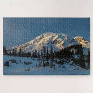 Puzzle Lumière du soir du Mont Rainer