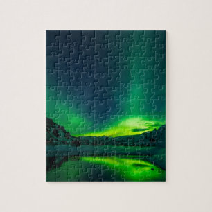 Puzzle Lumière verte du nord de l'Islande