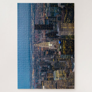 Puzzle Lumières nocturnes de New York City Skyline