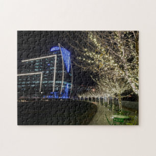 Puzzle Lumières Sur Les Arbres Au Parc Klyde Warren