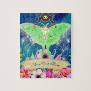 Puzzle Luna Moth Voyage de nuit mystique