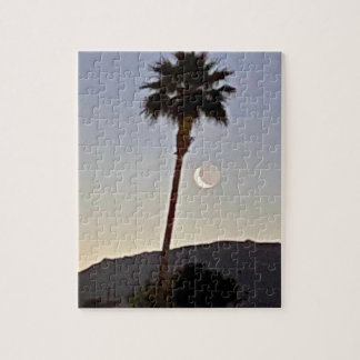Puzzle Lune Argentée 🌙 Sous Le Palmier 🌴 