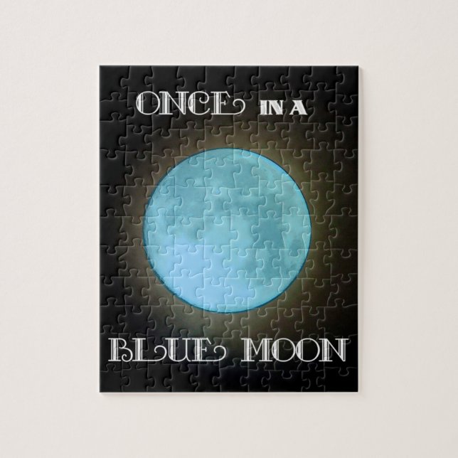 Puzzle "Lune bleue " (Vertical)