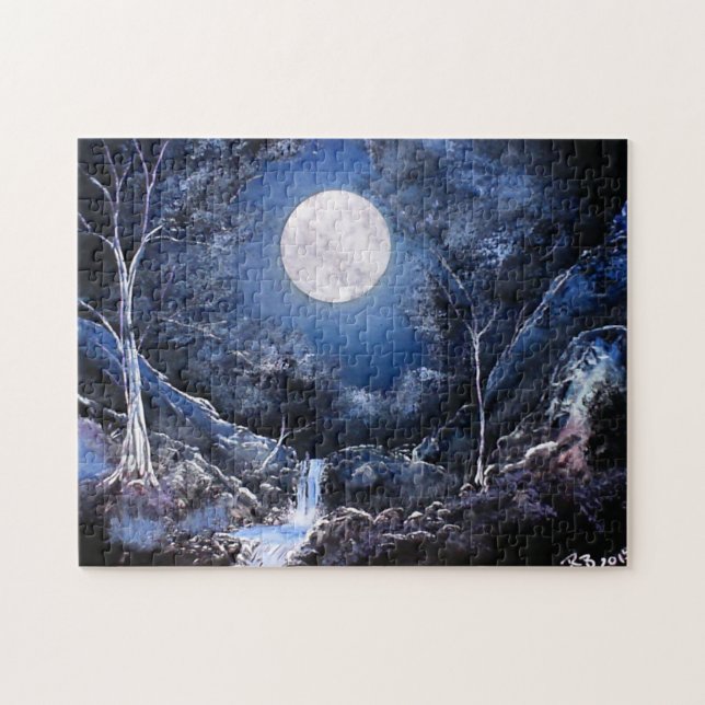 Puzzle Lune de forêt (Horizontal)